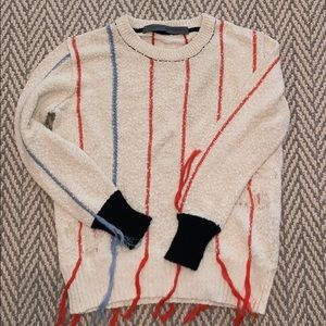 Raquel Allegra distressed sweater